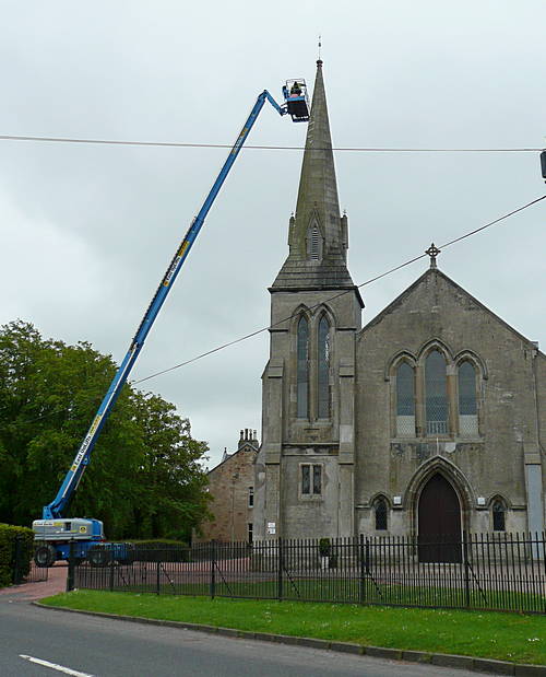 Work on Kirkmuirhill Church